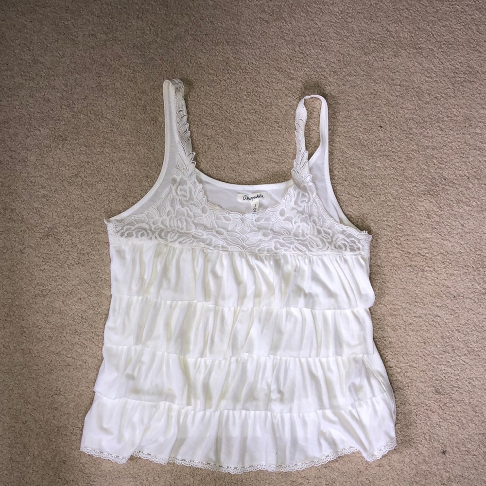 White lacey summer shirt